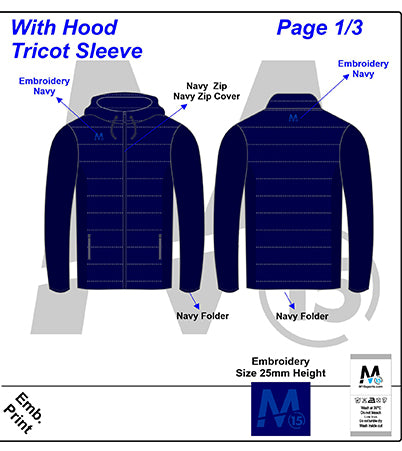 M15 Study Hybrid Jacket - Navy